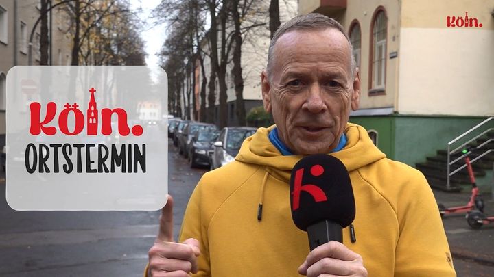 Ortstermin: Moderator Thomas Hackenberg und die Hausmeisterwohnung