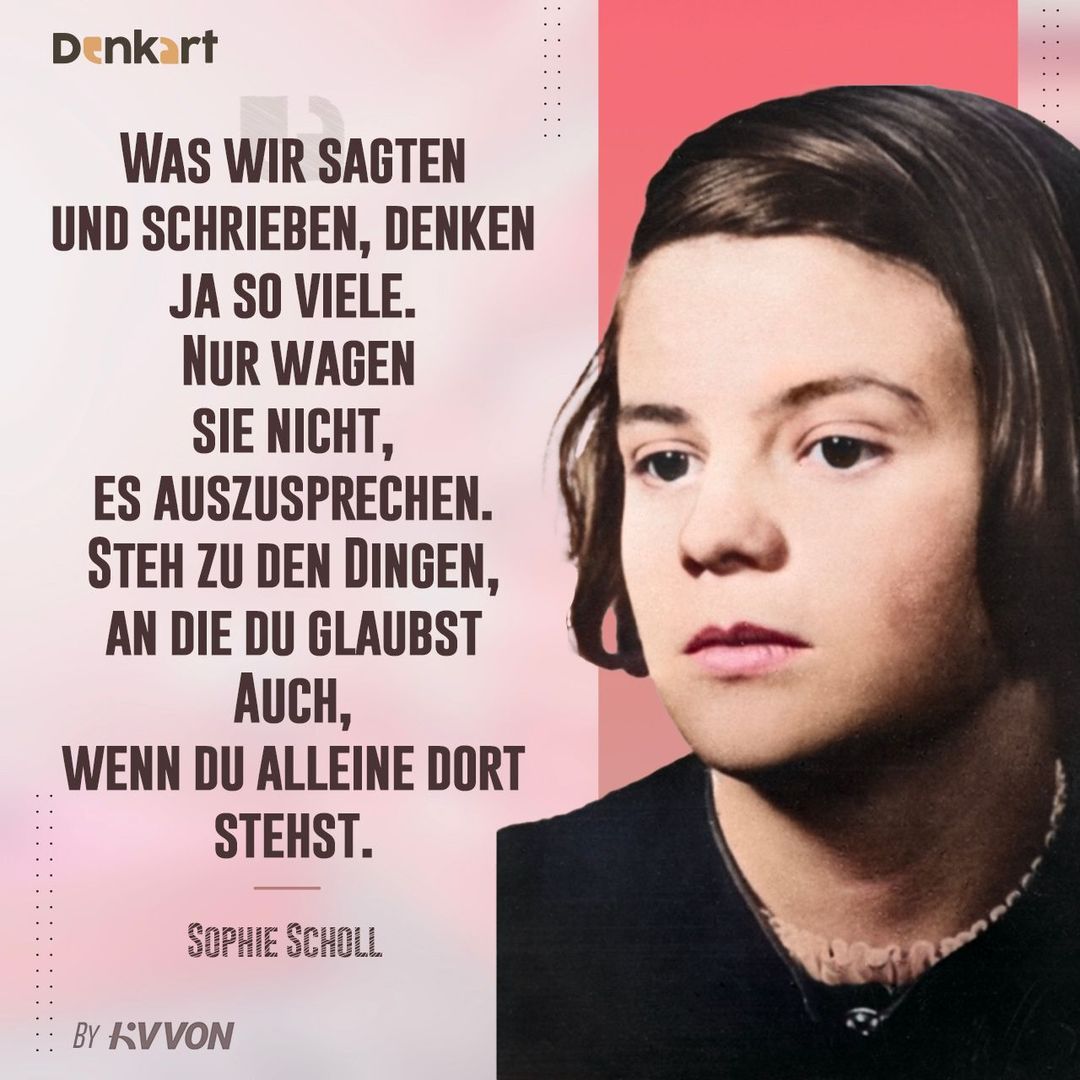 Mutige Worte in Dunklen Zeiten: Die Inspirierende Botschaft von Sophie Scholl