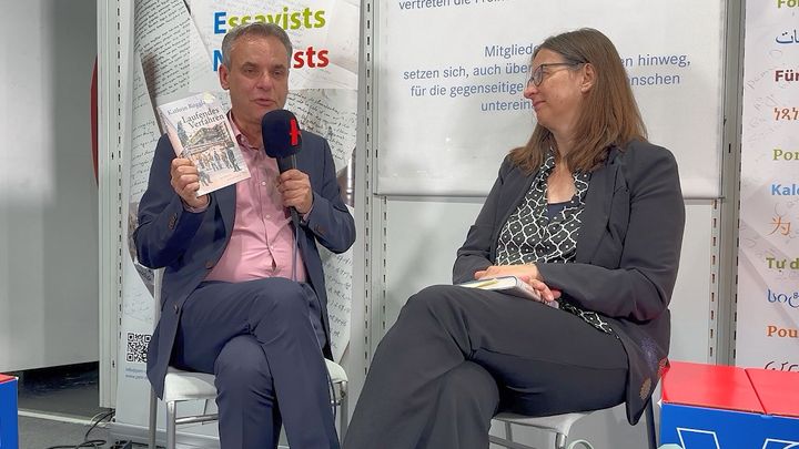 Kathrin Röggla zu ihrem aktuellen Werk auf der Buchmesse in Frankfurt
