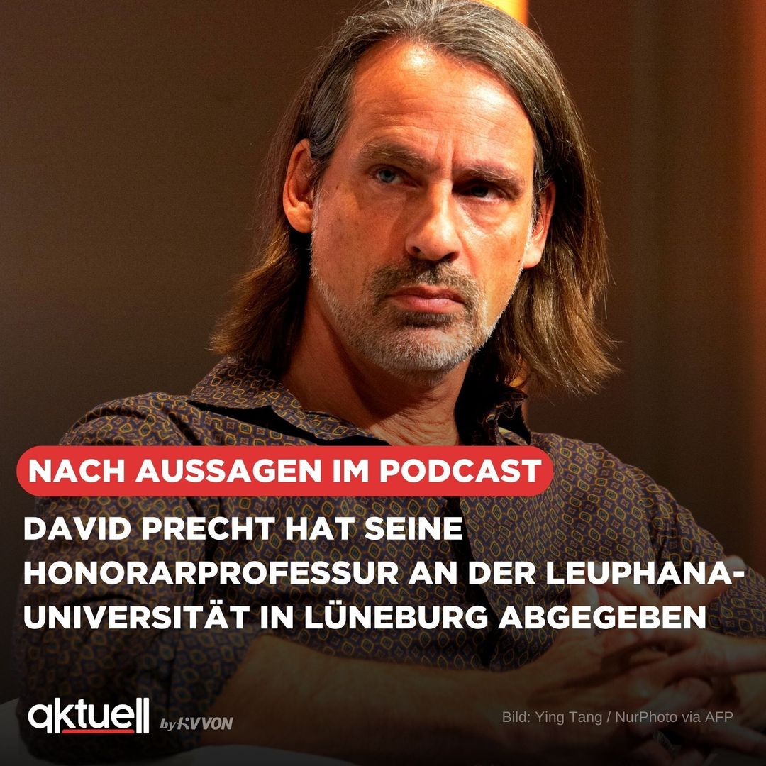 Precht gibt Honorarprofessur ab