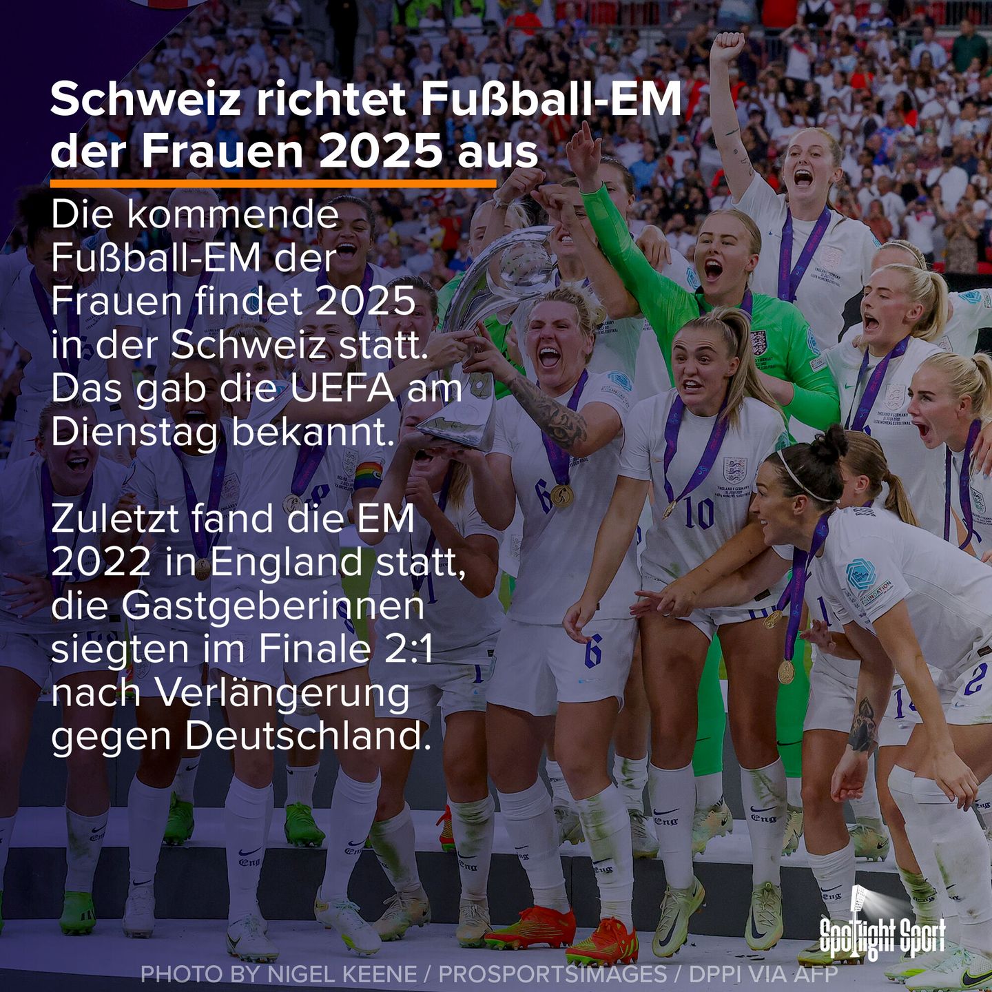 UEFA bestimmt Schweiz zum Gastgeber der Frauen-EM 2025